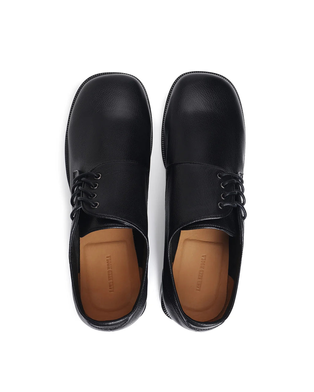 LNM Textured Lambskin Leather-Sole Derby
