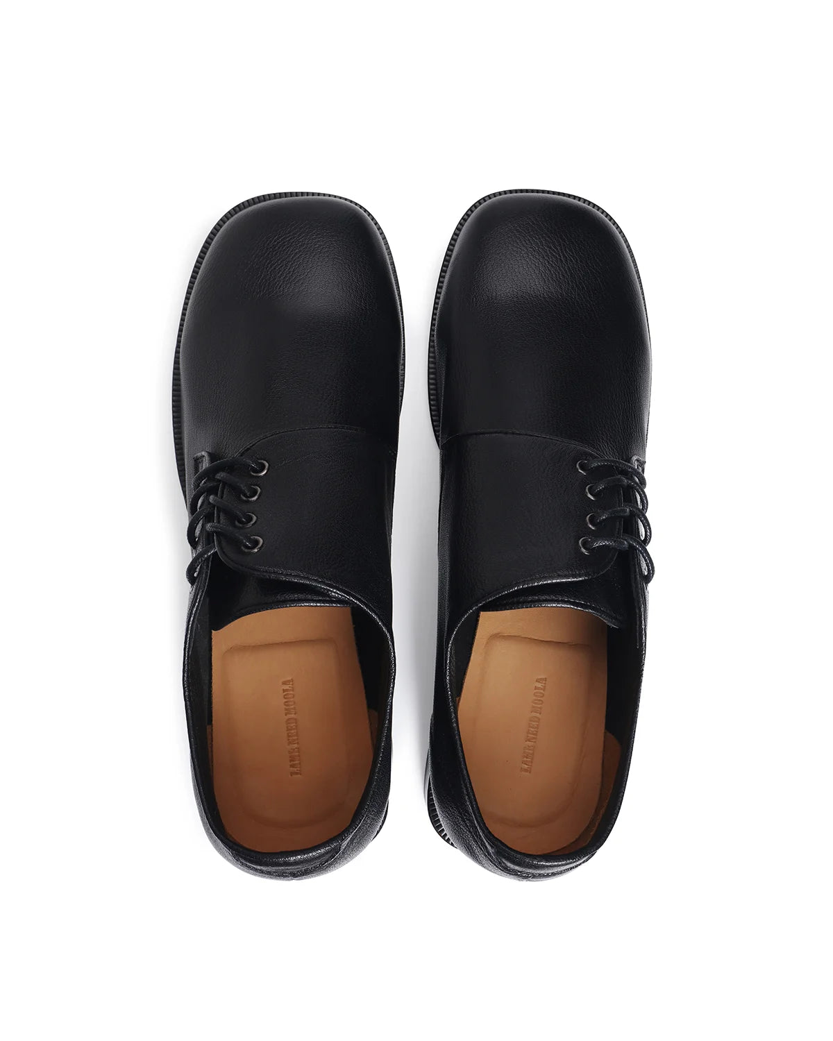 LNM Textured Lambskin Leather-Sole Derby