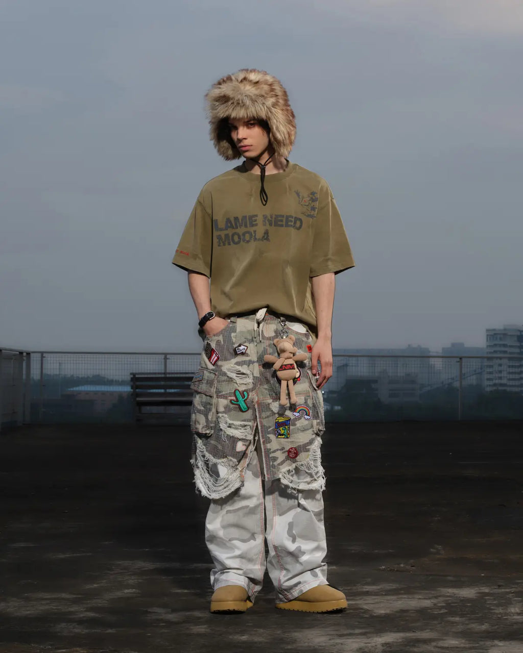 LNM Hand-Tie-Dyed Washed T-Shirt