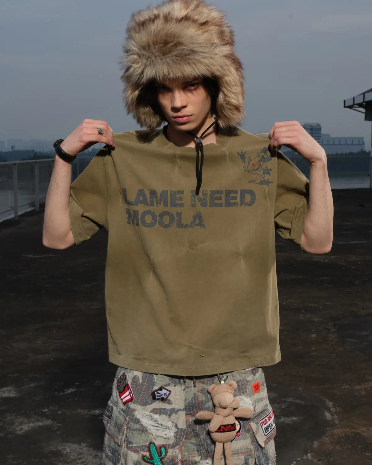LNM Hand-Tie-Dyed Washed T-Shirt