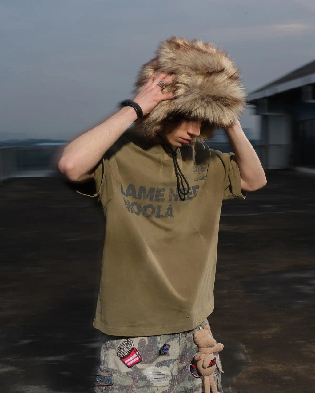 LNM Hand-Tie-Dyed Washed T-Shirt