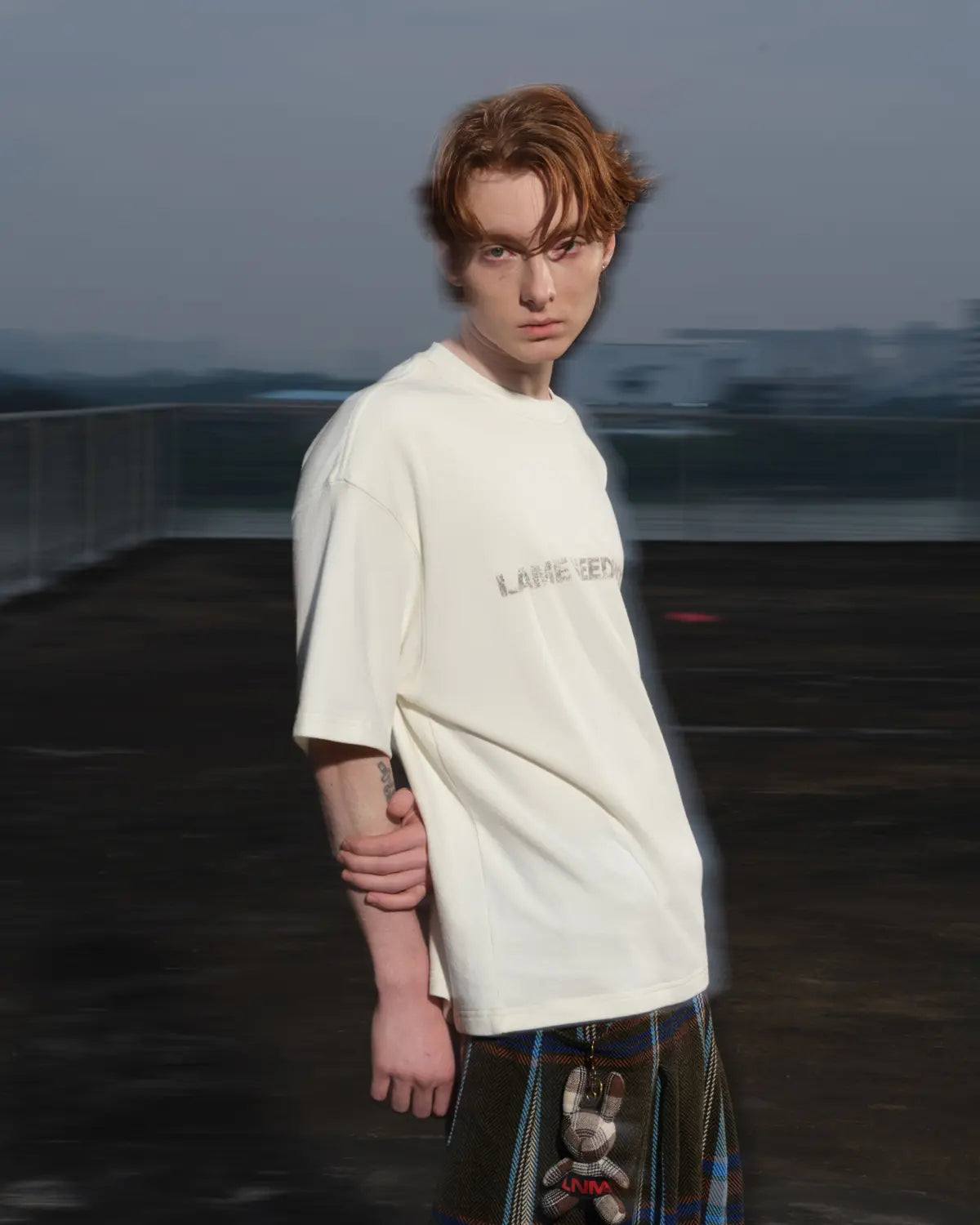 LNM Brand Slogan Graphic Short-Sleeve T-Shirt
