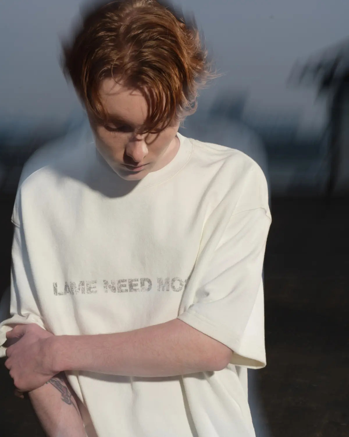 LNM Brand Slogan Graphic Short-Sleeve T-Shirt