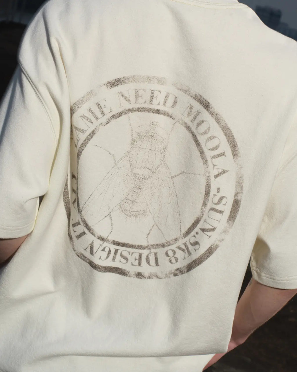 LNM Brand Slogan Graphic Short-Sleeve T-Shirt