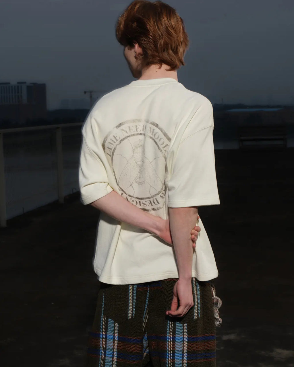 LNM Brand Slogan Graphic Short-Sleeve T-Shirt