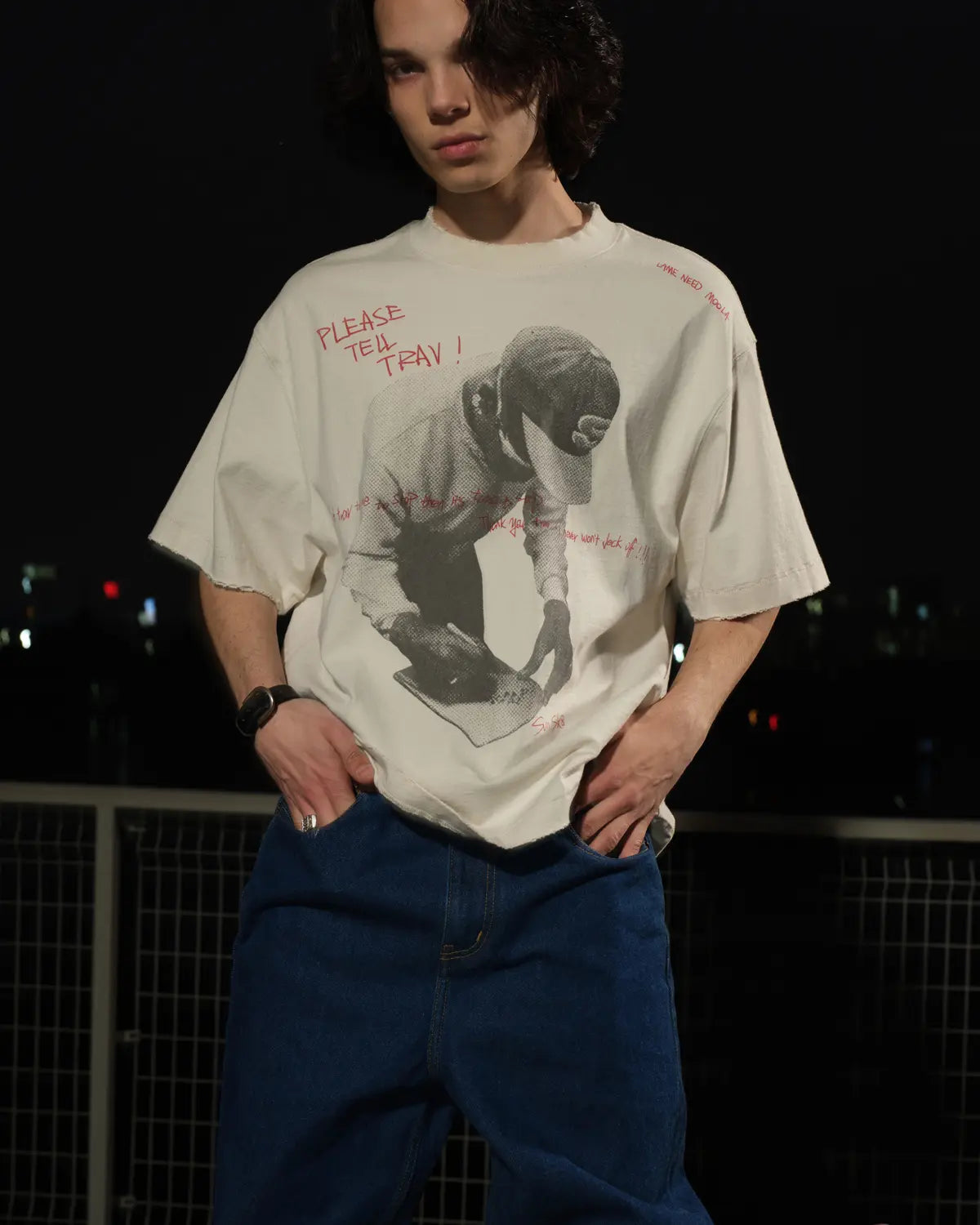 LNM “Study Don’t Jack Off” Faded Graphic Tee
