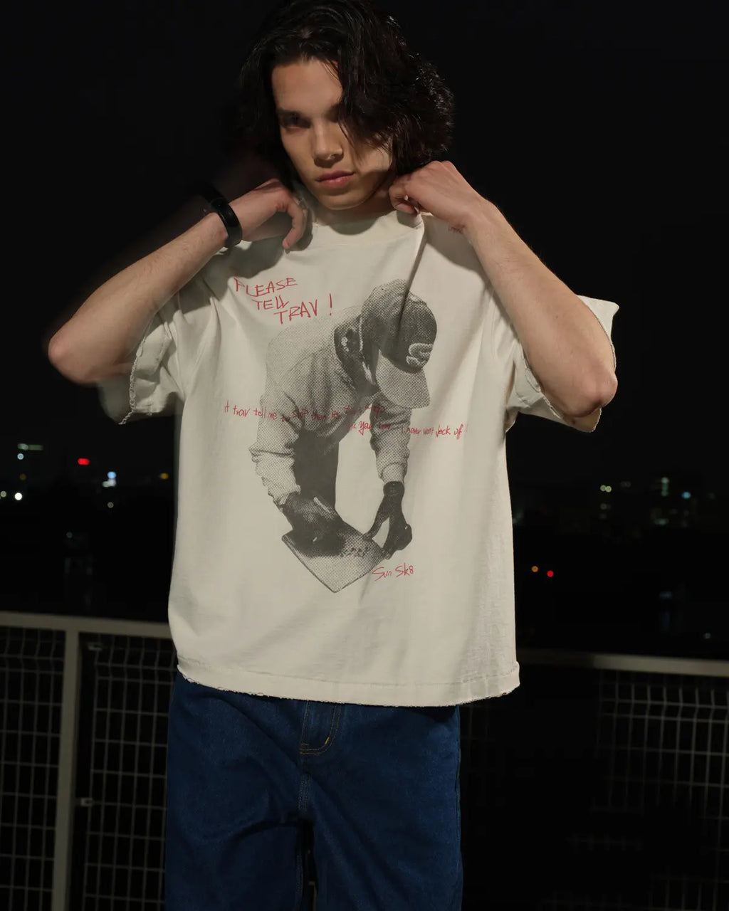 LNM “Study Don’t Jack Off” Faded Graphic Tee